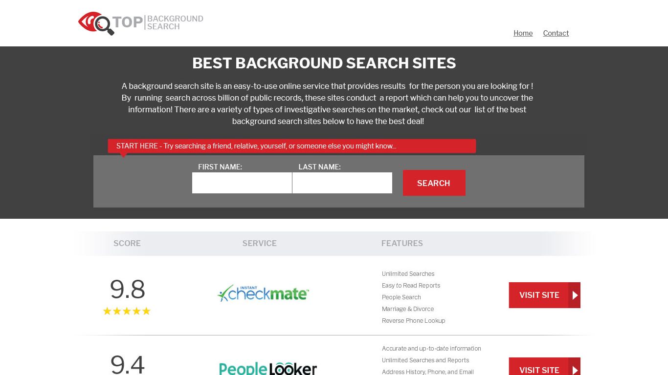 Background Check Website Ratings 📋 Aug 2022